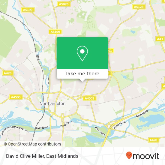 David Clive Miller map