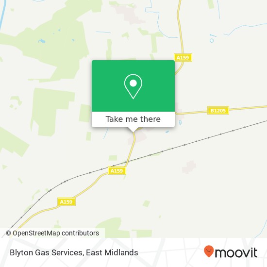 Blyton Gas Services map