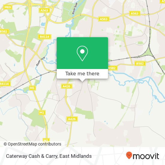 Caterway Cash & Carry map