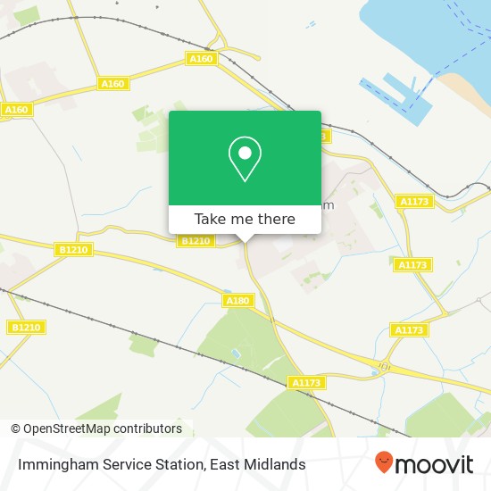 Immingham Service Station map