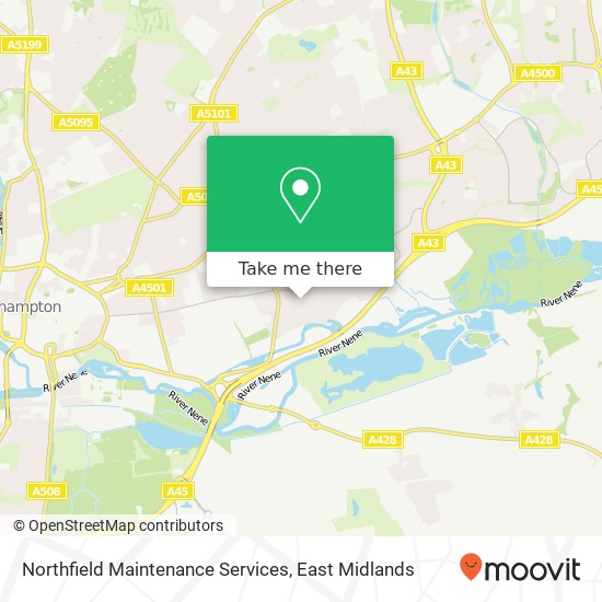 Northfield Maintenance Services map