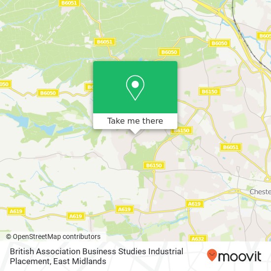 British Association Business Studies Industrial Placement map