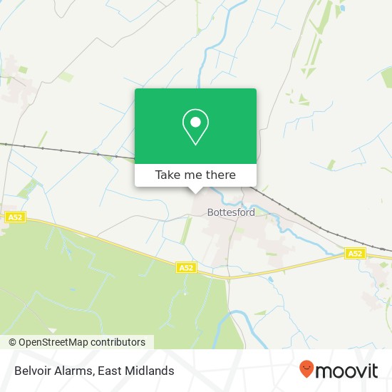 Belvoir Alarms map