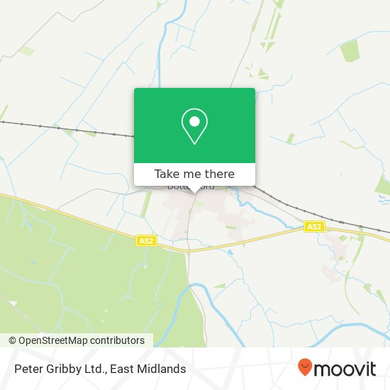 Peter Gribby Ltd. map