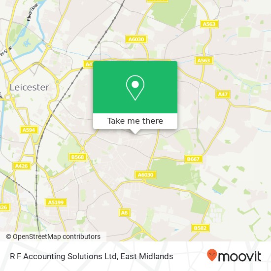 R F Accounting Solutions Ltd map