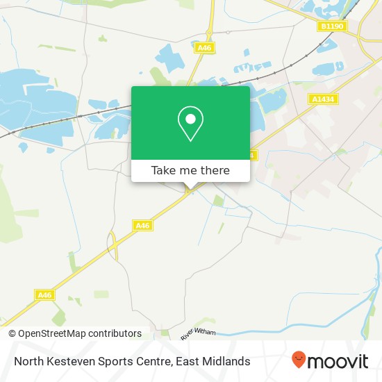 North Kesteven Sports Centre map
