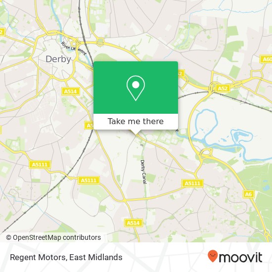 Regent Motors map