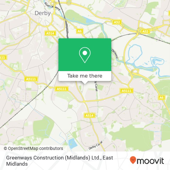 Greenways Construction (Midlands) Ltd. map