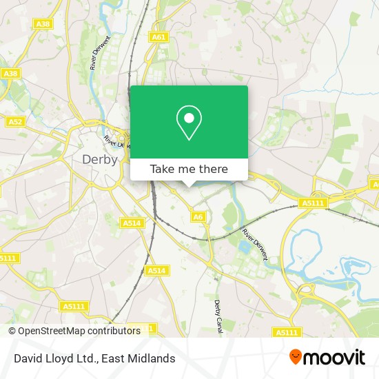 David Lloyd Ltd. map