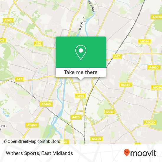 Withers Sports map