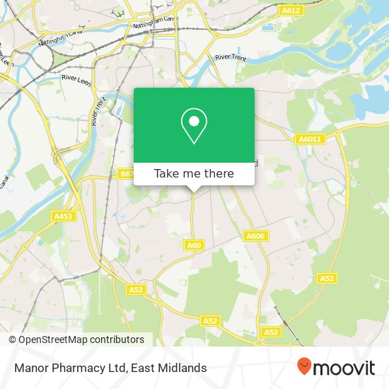 Manor Pharmacy Ltd map