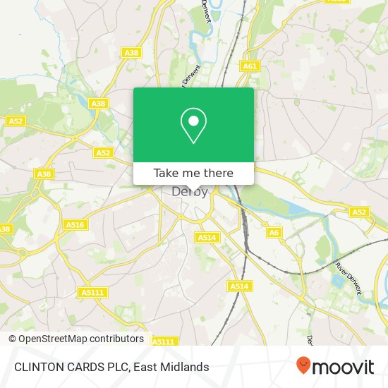 CLINTON CARDS PLC map