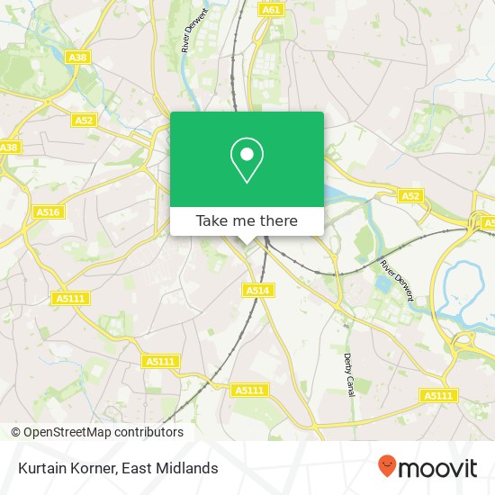 Kurtain Korner map