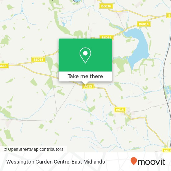 Wessington Garden Centre map
