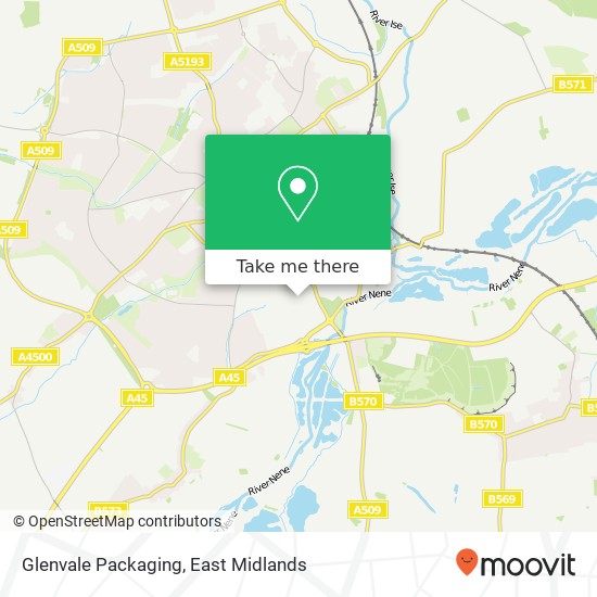 Glenvale Packaging map