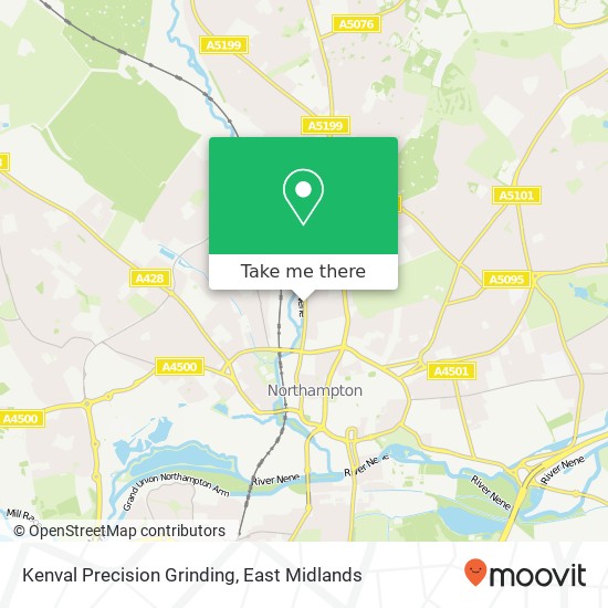 Kenval Precision Grinding map