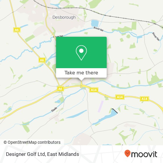 Designer Golf Ltd map