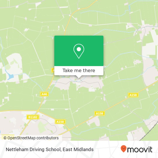 Nettleham Driving School map
