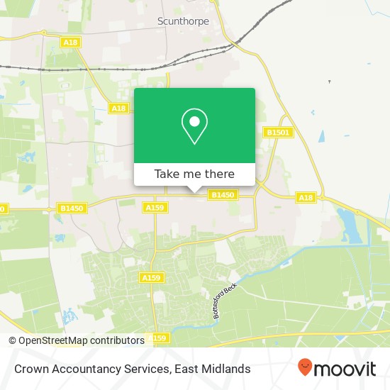 Crown Accountancy Services map