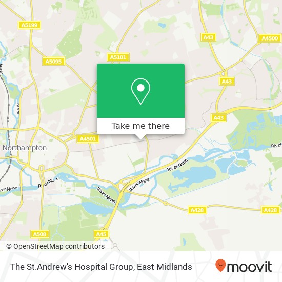 The St.Andrew's Hospital Group map