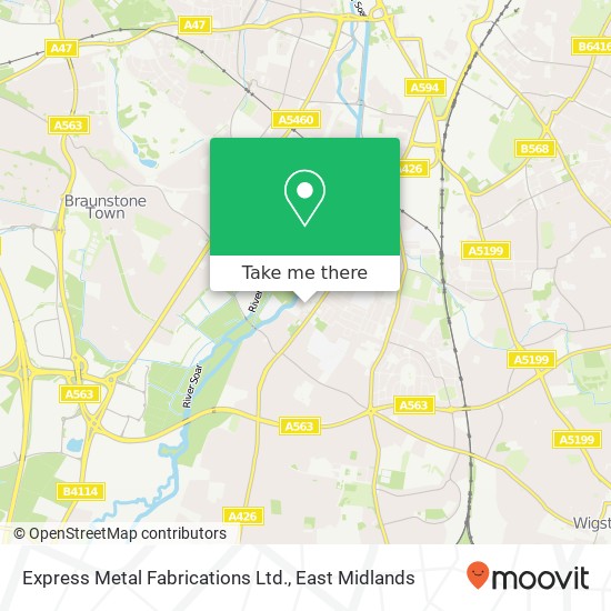 Express Metal Fabrications Ltd. map