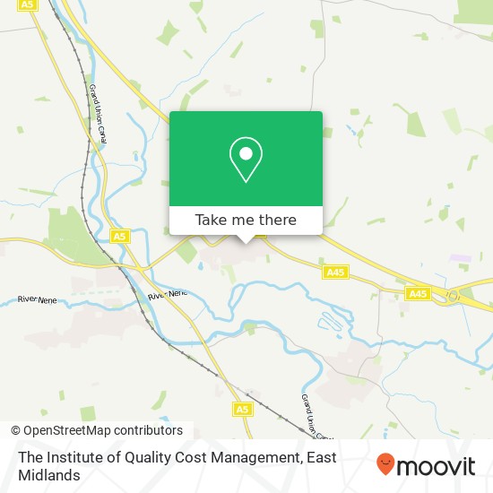 The Institute of Quality Cost Management map