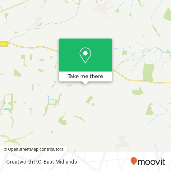 Greatworth P.O map