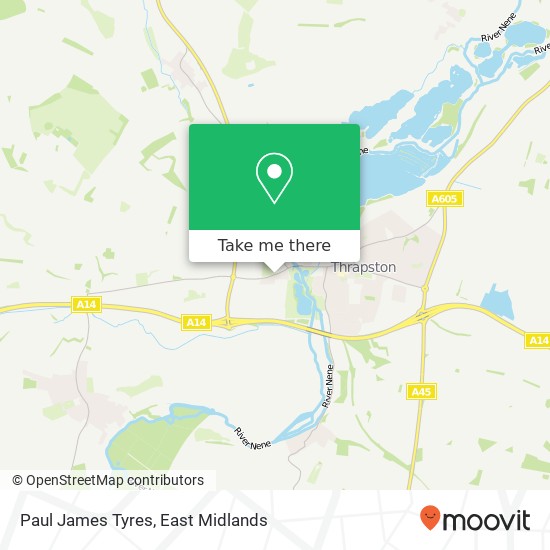 Paul James Tyres map