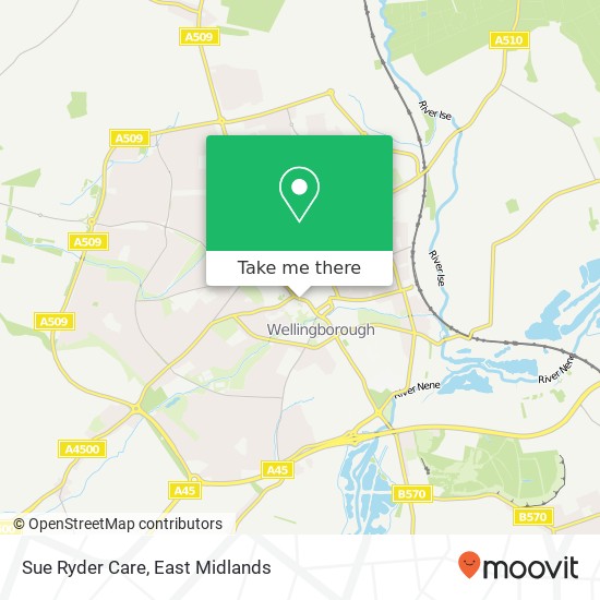 Sue Ryder Care map