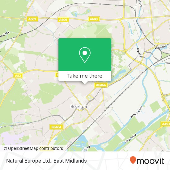 Natural Europe Ltd. map