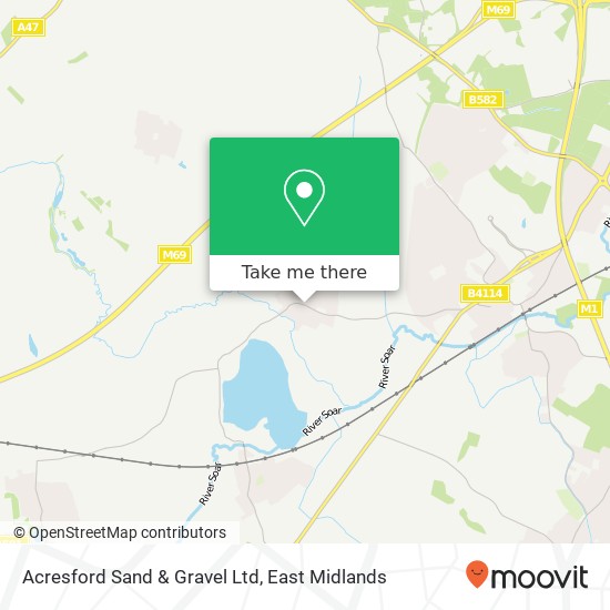 Acresford Sand & Gravel Ltd map