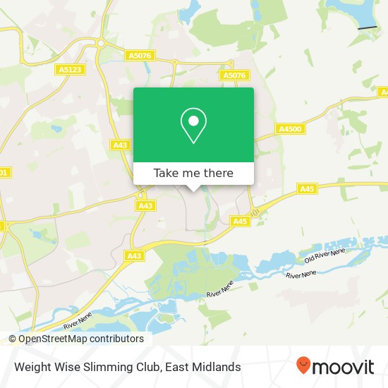 Weight Wise Slimming Club map