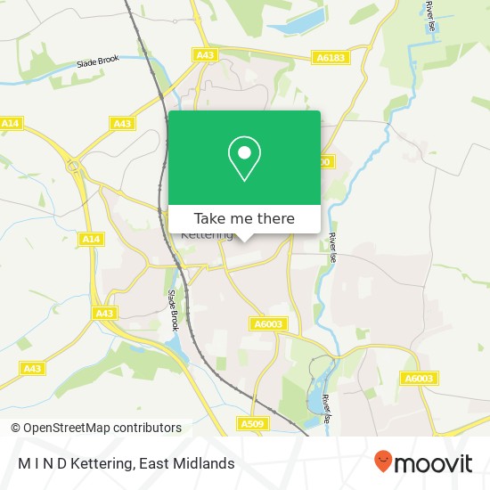 M I N D Kettering map
