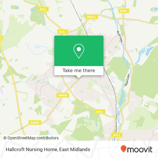 Hallcroft Nursing Home map