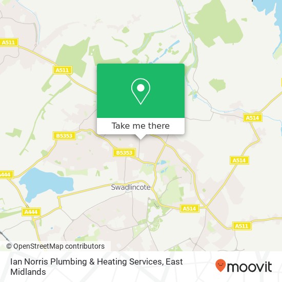Ian Norris Plumbing & Heating Services map