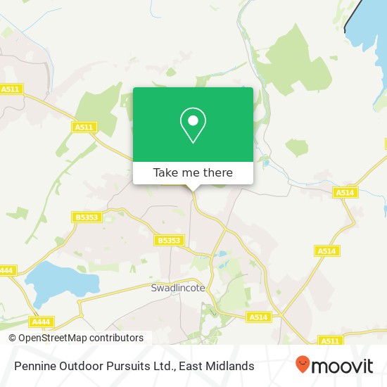 Pennine Outdoor Pursuits Ltd. map