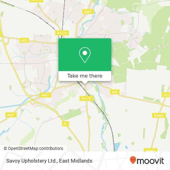 Savoy Upholstery Ltd. map