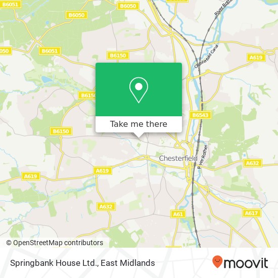 Springbank House Ltd. map