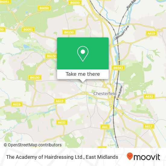 The Academy of Hairdressing  Ltd. map