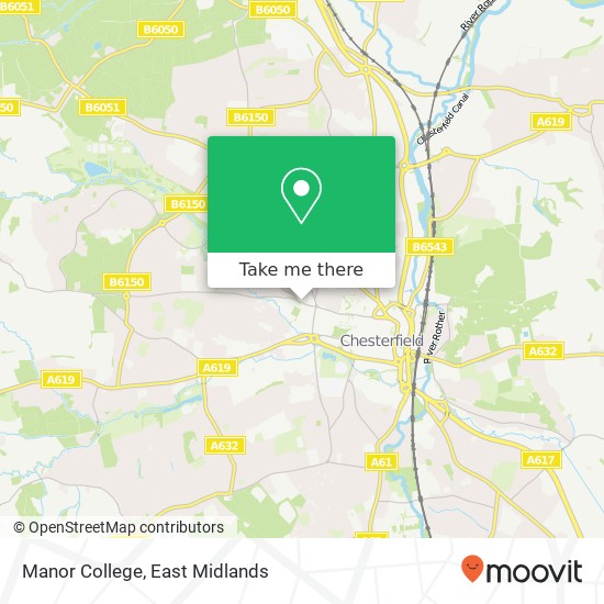 Manor College map