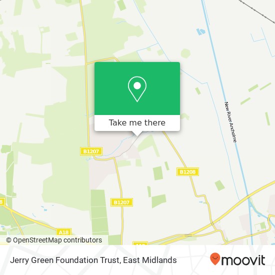 Jerry Green Foundation Trust map