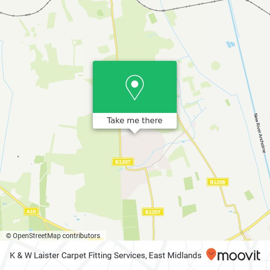 K & W Laister Carpet Fitting Services map