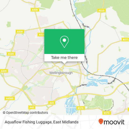 Aquaflow Fishing Luggage map