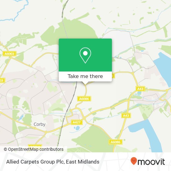 Allied Carpets Group Plc map