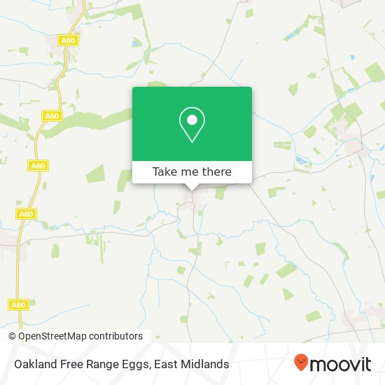 Oakland Free Range Eggs map