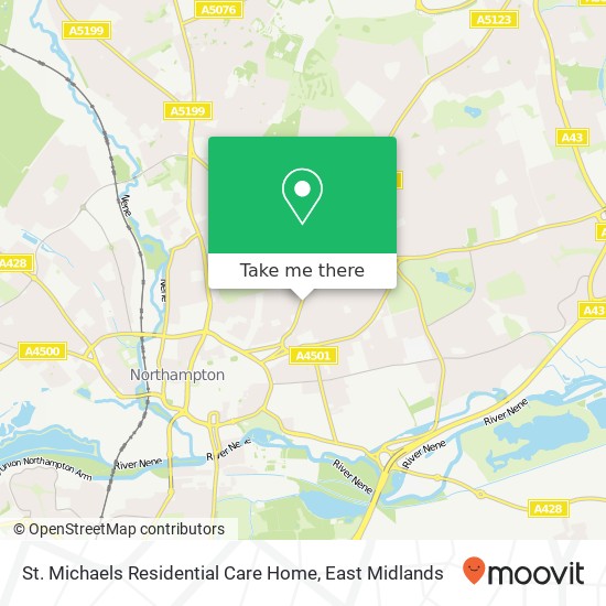 St. Michaels Residential Care Home map