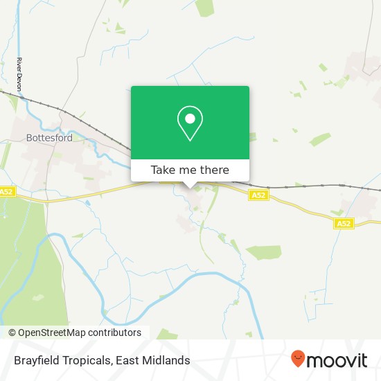 Brayfield Tropicals map