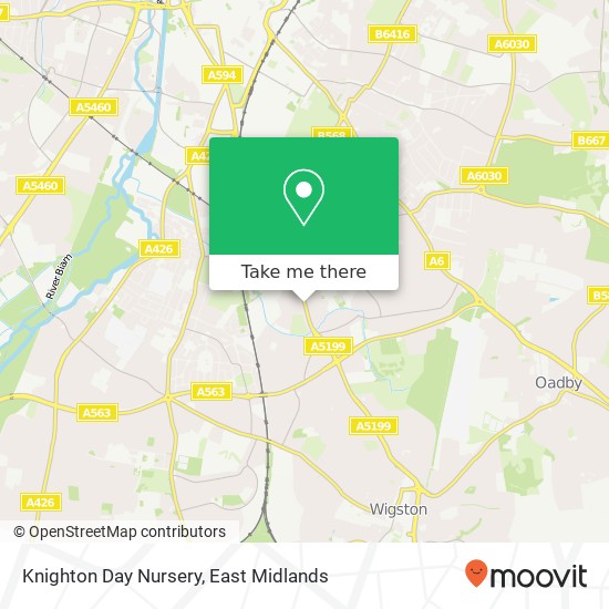 Knighton Day Nursery map