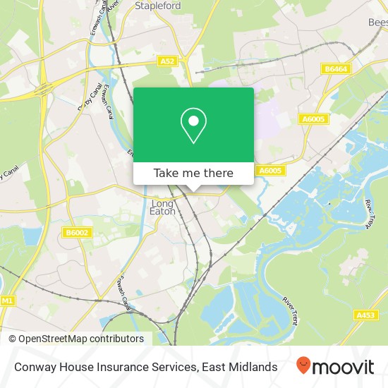 Conway House Insurance Services map