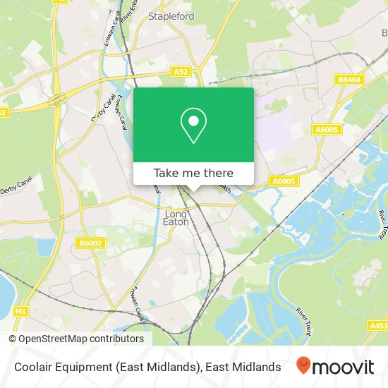 Coolair Equipment (East Midlands) map